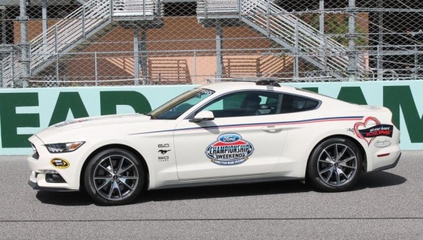 Ford Mustang 50 Years 0 600x341 at Safety Car Gig for Ford Mustang 50 Year Edition