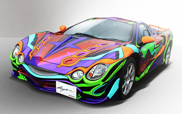 Mitsuoka Orochi Evangelion 1 at Mitsuoka Orochi Evangelion Released in Japan