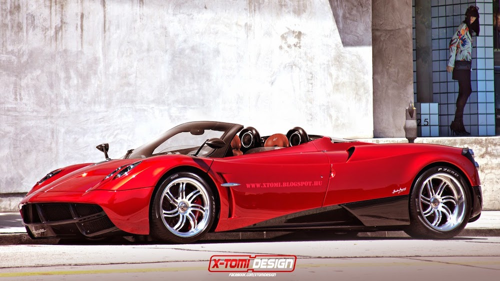 Pagani Huayra Roadster at Pagani Huayra Roadster Rendered Anew