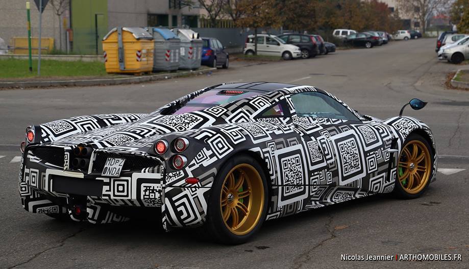 Pagani Huayra Test Mule at Pagani Huayra Test Mule Spotted on the Road