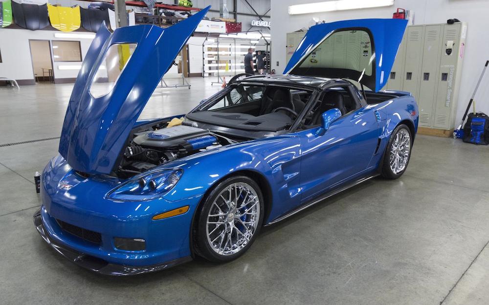 Sinkhole Corvette 0 at First Sinkhole Corvette Restored and Back on Display