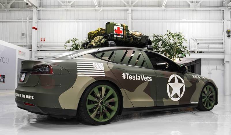 TeslaVets 0 at Tesla Pays Tribute to Veterans with TeslaVets