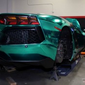 Turquoise Chrome 1 175x175 at Unique: Lamborghini Aventador in Turquoise Chrome