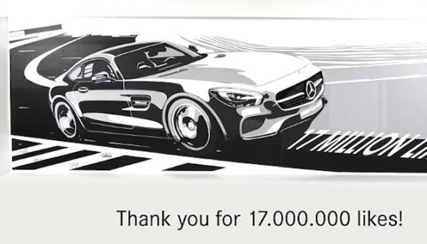 amg gt tape 600x344 at AMG GT Tape Drawing Marks Facebook Milestone