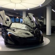 black p1 1 175x175 at Metallic Black McLaren P1 at McLaren Munich