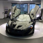 black p1 2 175x175 at Metallic Black McLaren P1 at McLaren Munich