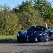 blue laferrari 4 175x175 at Blue LaFerrari TDF Spotted at Dijon
