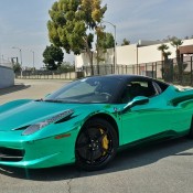 chrome 458 1 175x175 at Shiny: Turquoise Chrome Ferrari 458