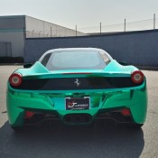chrome 458 7 175x175 at Shiny: Turquoise Chrome Ferrari 458