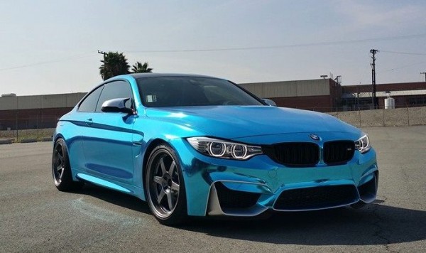 ice m4 0 600x356 at Chilling: Ice Blue Chrome BMW M4