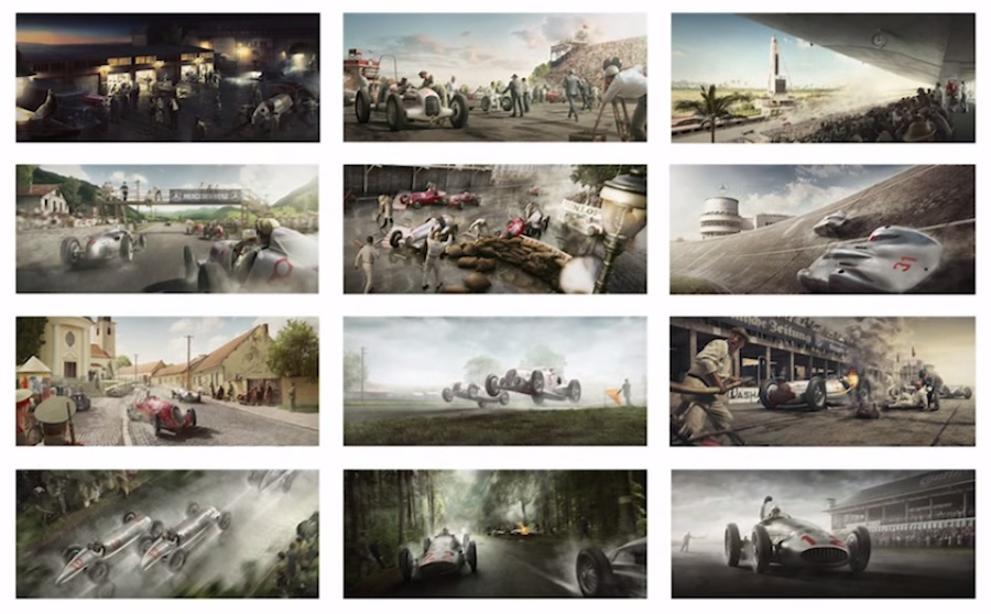 silver arrow trailer at Recreating Silver Arrows Greatest Moments