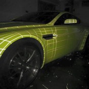 Aston Martin Vantage wrap 5 175x175 at Gallery: Aston Martin Vantage with Fluorescent Wrap!