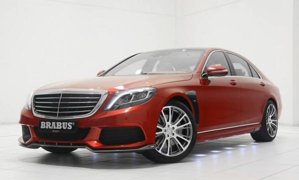 Brabus Mercedes S Class 0 600x362 at Red Brabus Mercedes S Class Revealed for Christmas