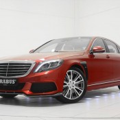 Brabus Mercedes S Class 6 175x175 at Red Brabus Mercedes S Class Revealed for Christmas