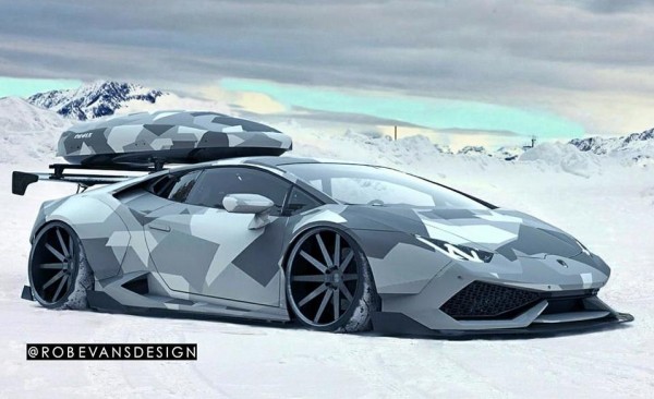 Lamborghini Huracan Snow Patrol 600x366 at Lamborghini Huracan Snow Patrol by Rob Evans Design