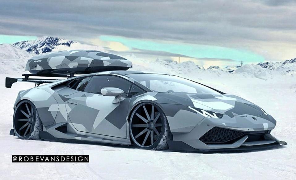 Lamborghini Huracan Snow Patrol at Lamborghini Huracan Snow Patrol by Rob Evans Design