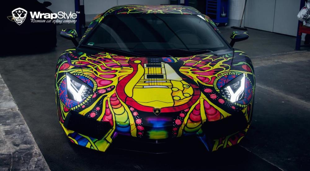 WrapStyle Lamborghini Aventador 0 at Wrapping on LSD: WrapStyle Lamborghini Aventador