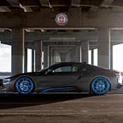 bmw i8 hre blue 4 175x175 at Gallery: BMW i8 on Blue HRE Wheels