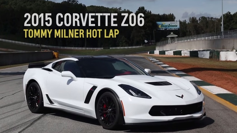 corvette z06 lap at Tommy Milner Demos Corvette Z06 Capabilities at Road Atlanta