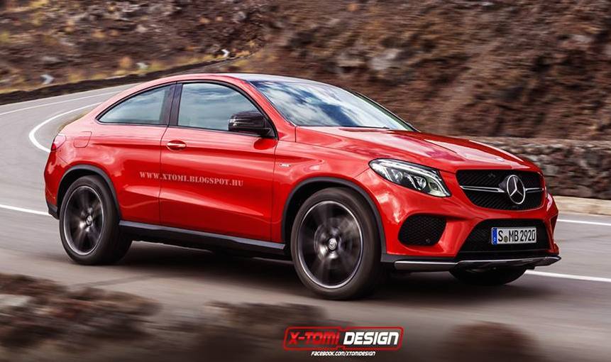mercedes glw coupe at Mercedes GLE Rendered in Real Coupe Guise