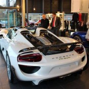 white Porsche 918 5 175x175 at Juicy Red LaFerrari at Horsepower Racing UK