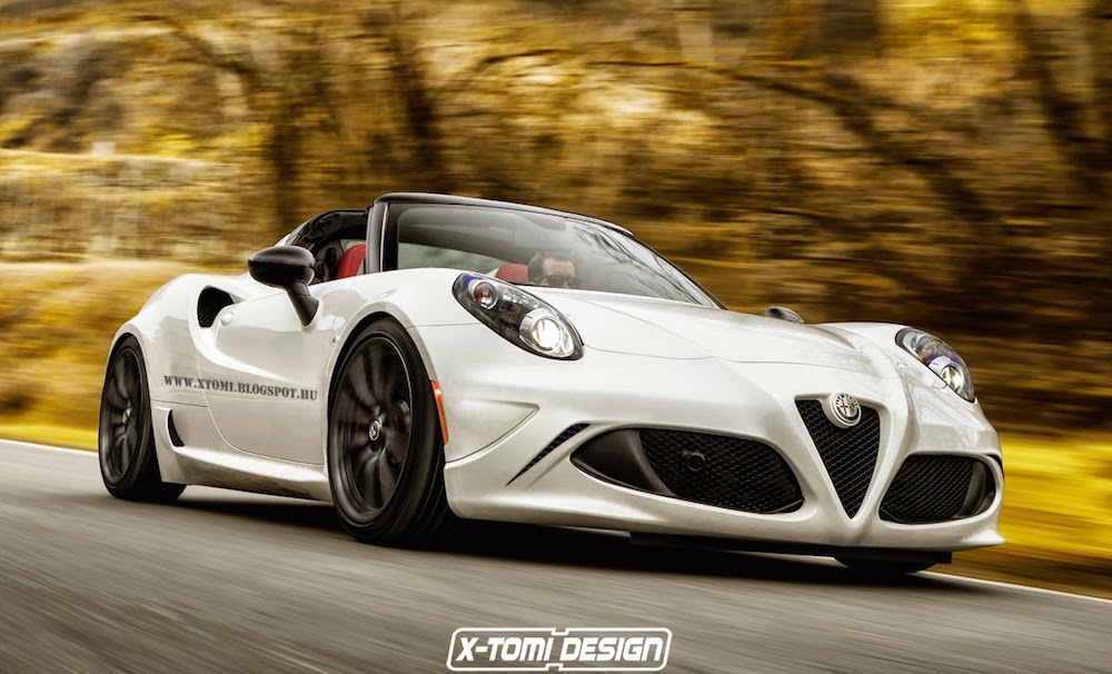Alfa Romeo 4C Spider GTA 1 at Alfa Romeo 4C Spider GTA Digitally Imagined