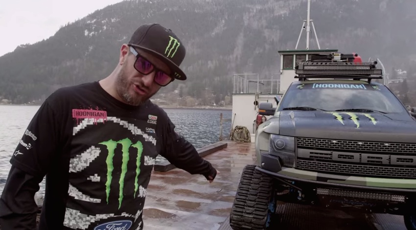 Ford F 150 RaptorTRAX  at Ken Block Shows Off His Ford F 150 Raptor TRAX