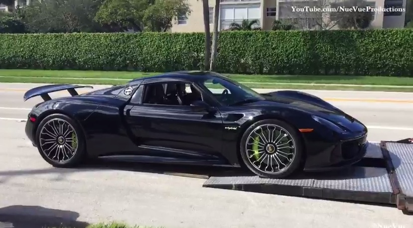 Porsche 918 delivery at Watch a Porsche 918 Being Delivered to Its Owner