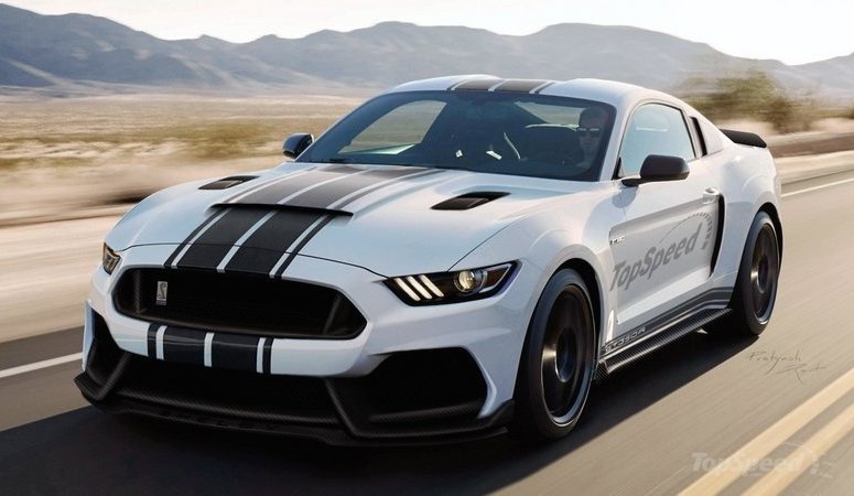Shelby Mustang GT350R at Rendering: Shelby Mustang GT350R