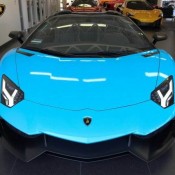 lp720 50th anniverary 2 175x175 at Baby Blue Aventador Roadster 50th Anniversary Spotted for Sale