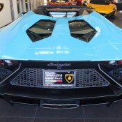 lp720 50th anniverary 4 175x175 at Baby Blue Aventador Roadster 50th Anniversary Spotted for Sale