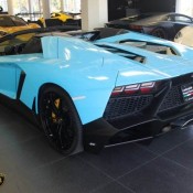 lp720 50th anniverary 5 175x175 at Baby Blue Aventador Roadster 50th Anniversary Spotted for Sale