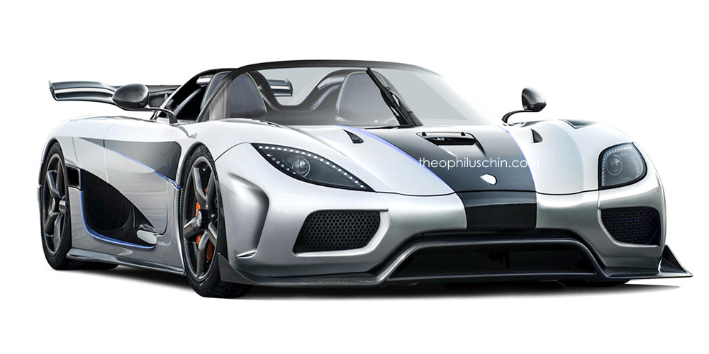 Agera Spider at LaFerrari and Agera Rendered as Spiders