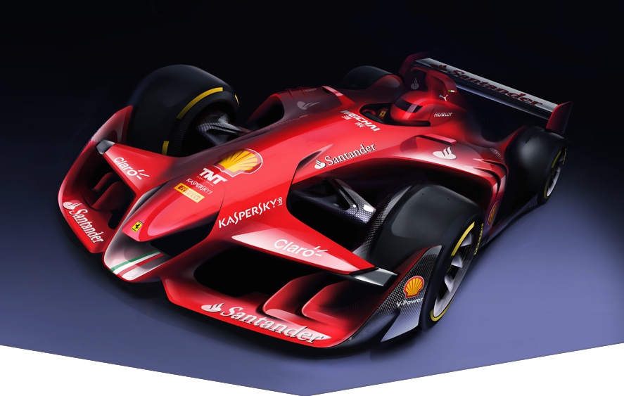Ferrari Design Formula 1 Concept 1 at Formula 1 Cars of the Future May Look Awesome!