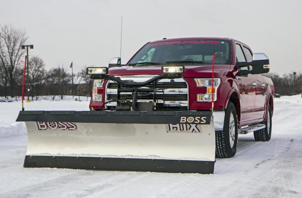 Ford F 150 Snow Plow 0 600x394 at Ford F 150 Snow Plow in Action!