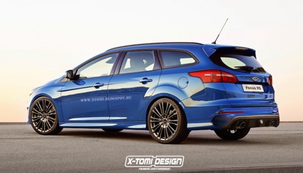 Ford Focus RS wagon 2 600x343 at Renderings: Ford Focus RS Sedan and Wagon