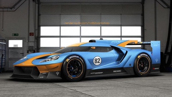 Ford GT Le Mans Prototype 1 600x341 at Rendering: Ford GT Le Mans Prototype