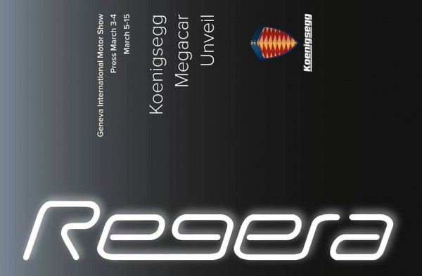Koenigsegg Regera teaser 600x393 at Koenigsegg Regera to Debut at Geneva Motor Show