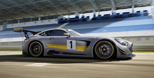 Mercedes AMG GT3 official 3 600x304 at Mercedes AMG GT3 Revealed with 6.2L V8