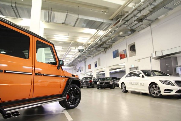 Mercedes G63 AMG Sunset Beam 7 600x400 at Mercedes G63 AMG Sunset Beam “Crazy Color” Scooped