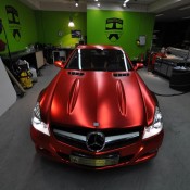 Mercedes SL600 Centurion 5 175x175 at Mercedes SL600 Wrapped in Centurion Red Chrome