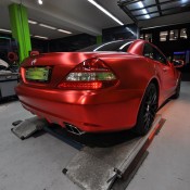 Mercedes SL600 Centurion 7 175x175 at Mercedes SL600 Wrapped in Centurion Red Chrome