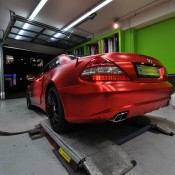 Mercedes SL600 Centurion 9 175x175 at Mercedes SL600 Wrapped in Centurion Red Chrome