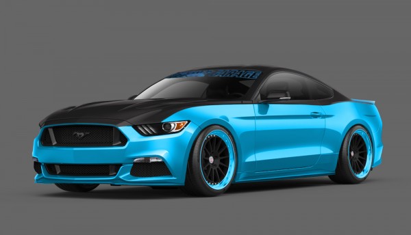 PETTYS GARAGE SEMA 600x344 at Pettys Garage Mustang GT Heads into Production