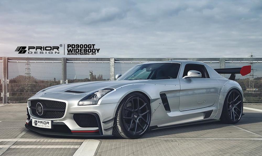 Prior Design Mercedes SLS 1 at Prior Design Mercedes SLS Wide Body Kit