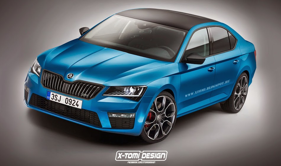 Skoda Superb RS 1 at Rendering: Skoda Superb RS