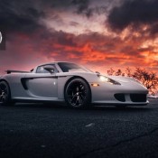 White Porsche Carrera GT 4 175x175 at Gallery: White Porsche Carrera GT on HRE Wheels