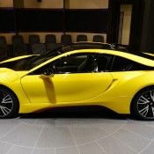 Yellow BMW i8 10 175x175 at Yellow BMW i8 Shows Up in Abu Dhabi