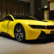 Yellow BMW i8 2 175x175 at Yellow BMW i8 Shows Up in Abu Dhabi