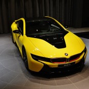 Yellow BMW i8 6 175x175 at Yellow BMW i8 Shows Up in Abu Dhabi